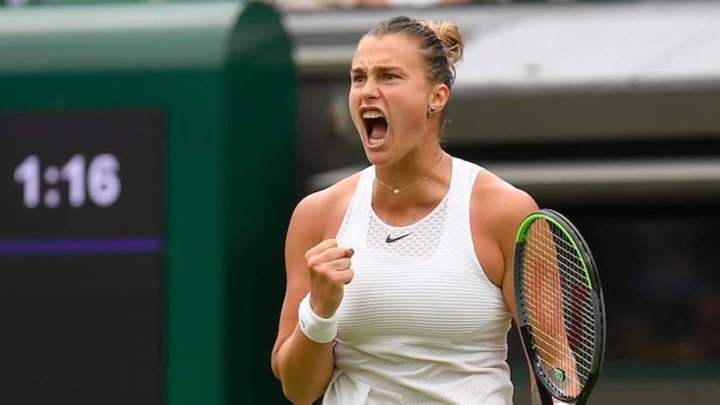 2021 Wimbledon: Aryna Sabalenka overcomes Ons Jabeur, reaches semi-finals