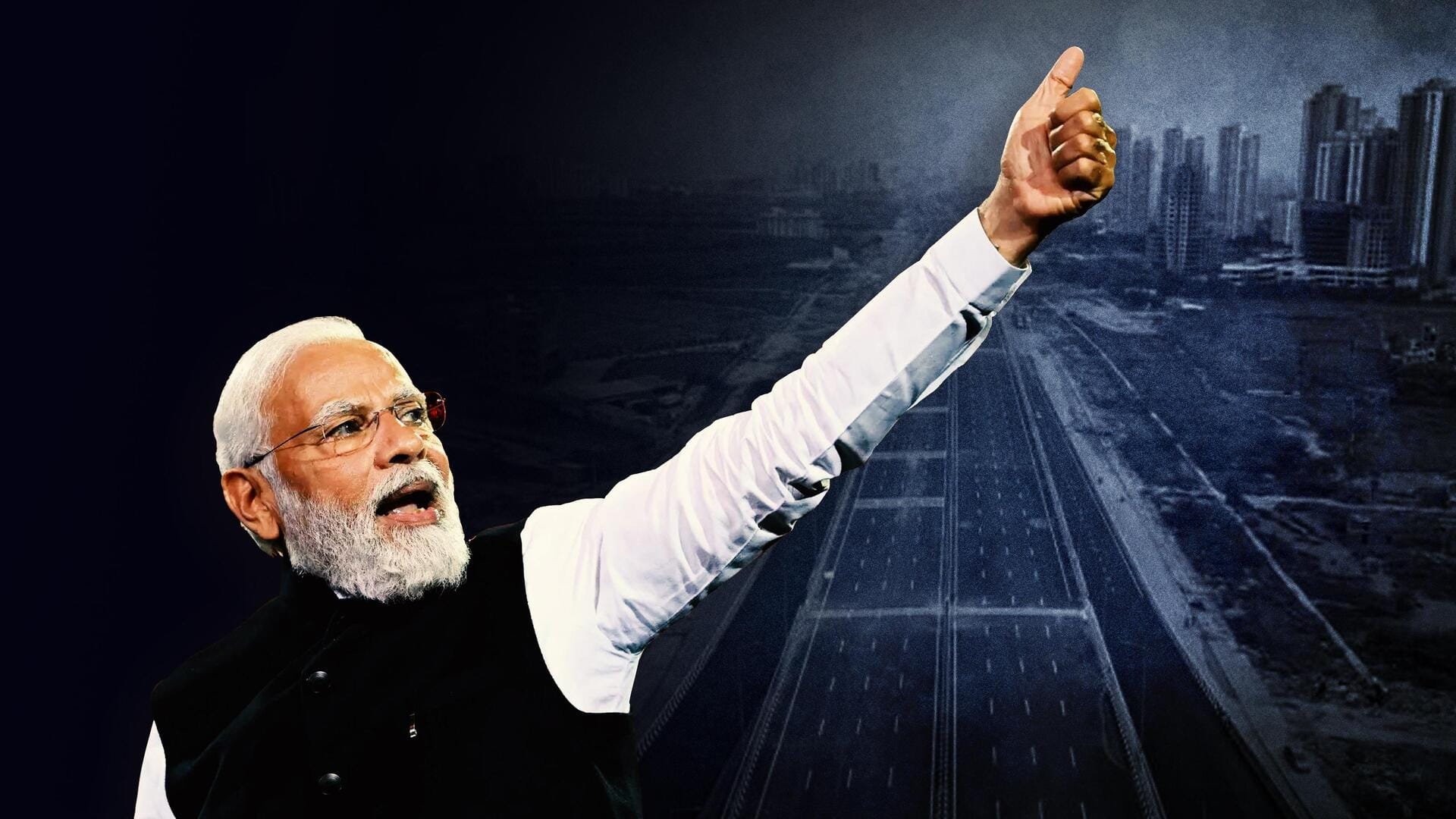 PM Modi inaugurates Haryana section of India's first 8-lane expressway