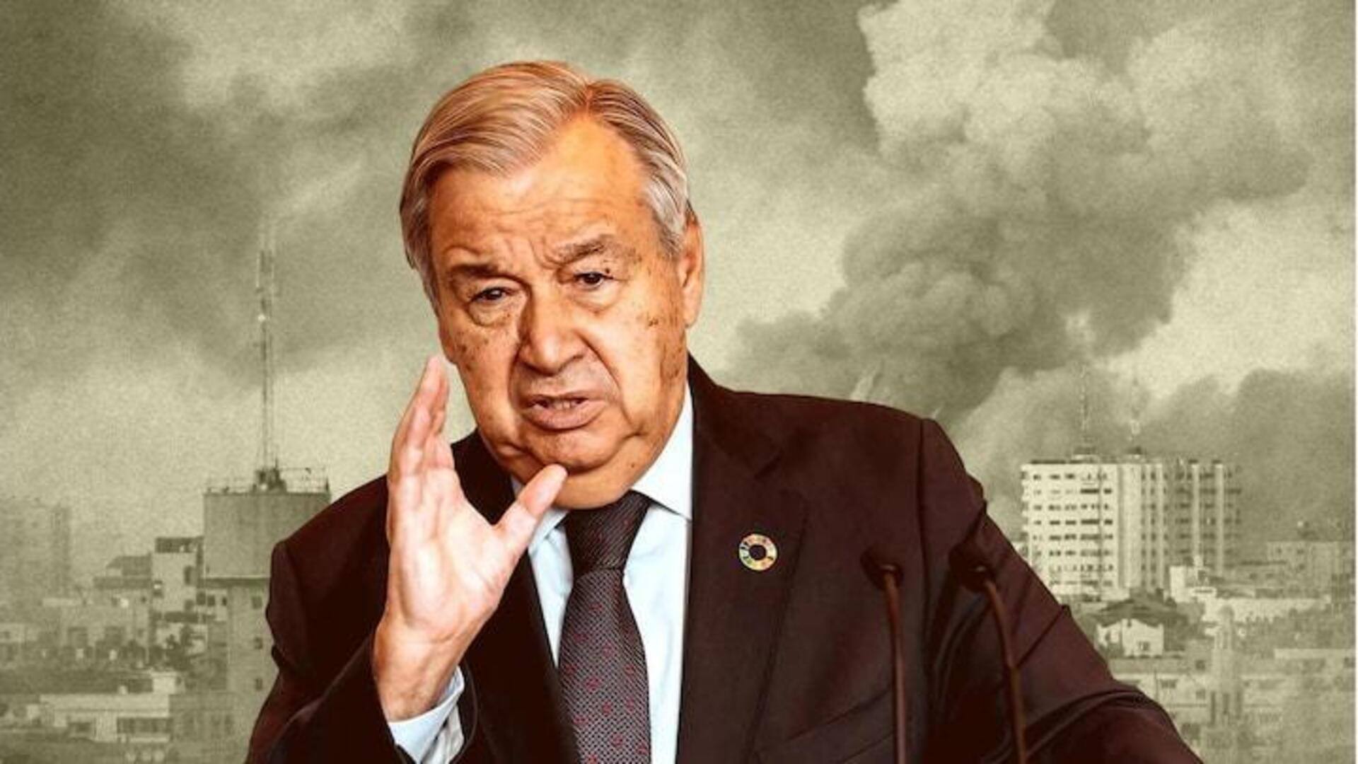 Israel bans UN Secretary-General Antonio Guterres from entering country