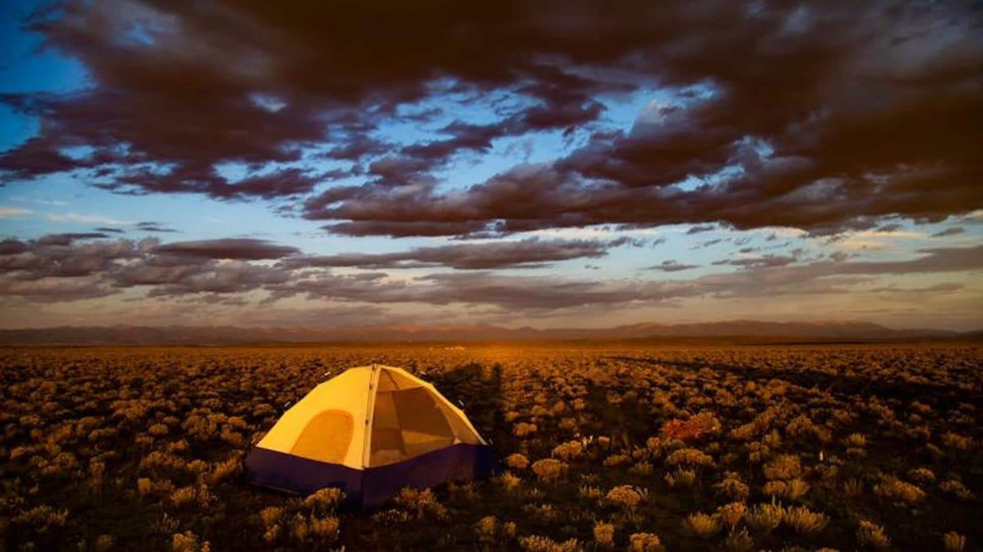 Sleep under the sky: Unique desert camping in Middle East