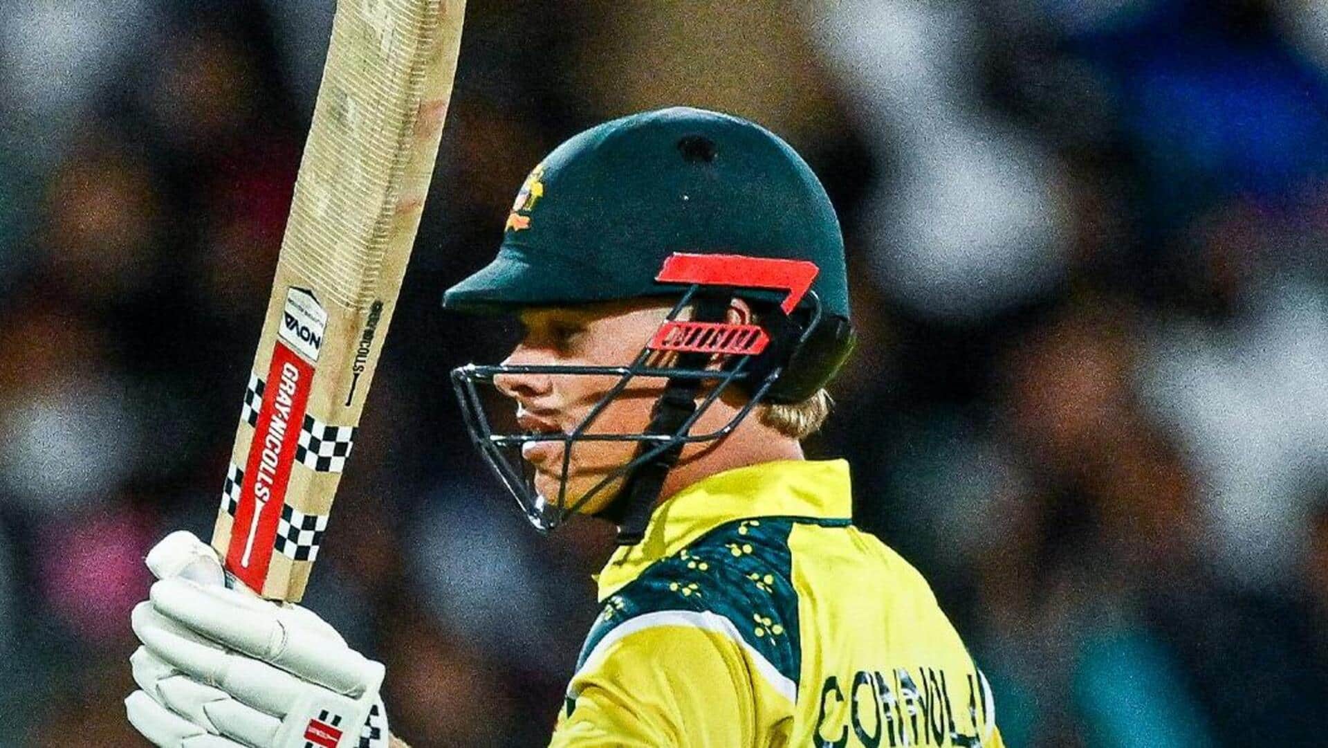 2nd ODI, Australia's Cooper Connolly slams 61* versus India: Stats 2nd ODI, Australia's Cooper Connolly slams 61* versus India: Stats
