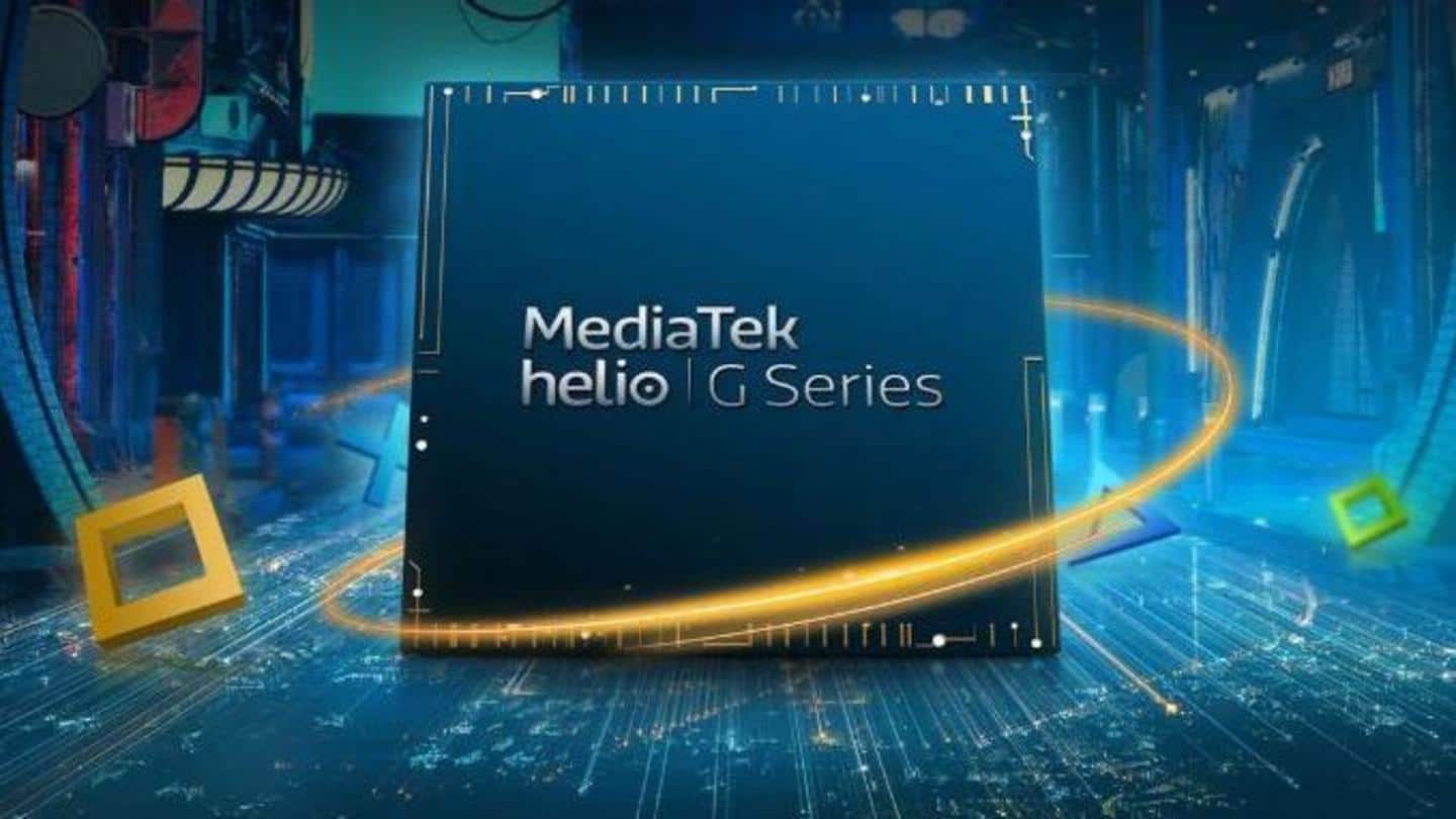 It is backed by a MediaTek Helio G95 chipset It is backed by a MediaTek Helio G95 chipset