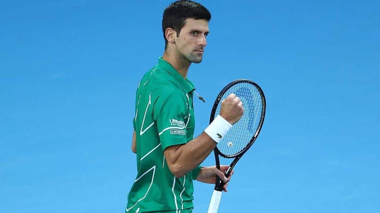 Novak Djokovic registers first win of the season in Dubai