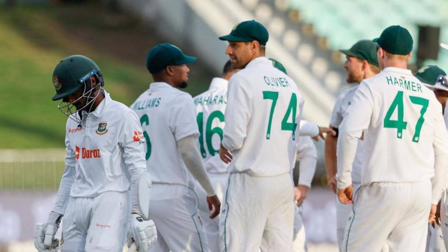 Durban Test, Day 4: Bangladesh need 263 runs to win