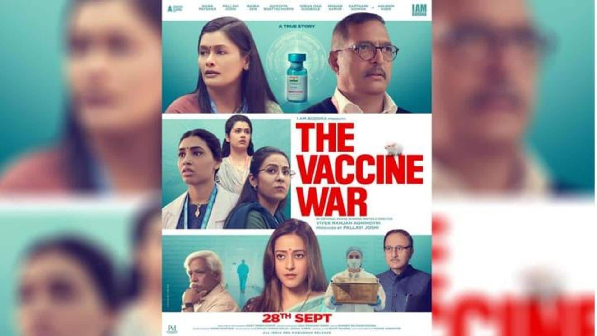 Advance bookings open for Nana Patekar-Anupam Kher's 'The Vaccine War'