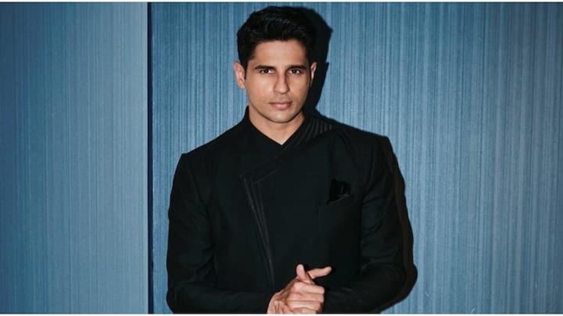 Sidharth Malhotra begins filming for rom-com 'Param Sundari': Report