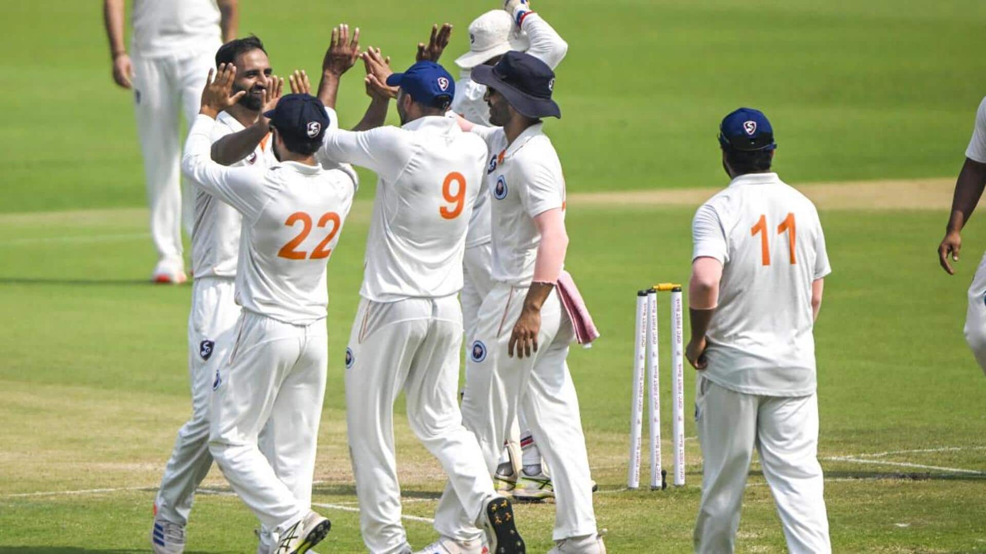 Duleep Trophy: Auqib Nabi takes 4 wickets in 4 balls Duleep Trophy: Auqib Nabi takes 4 wickets in 4 balls