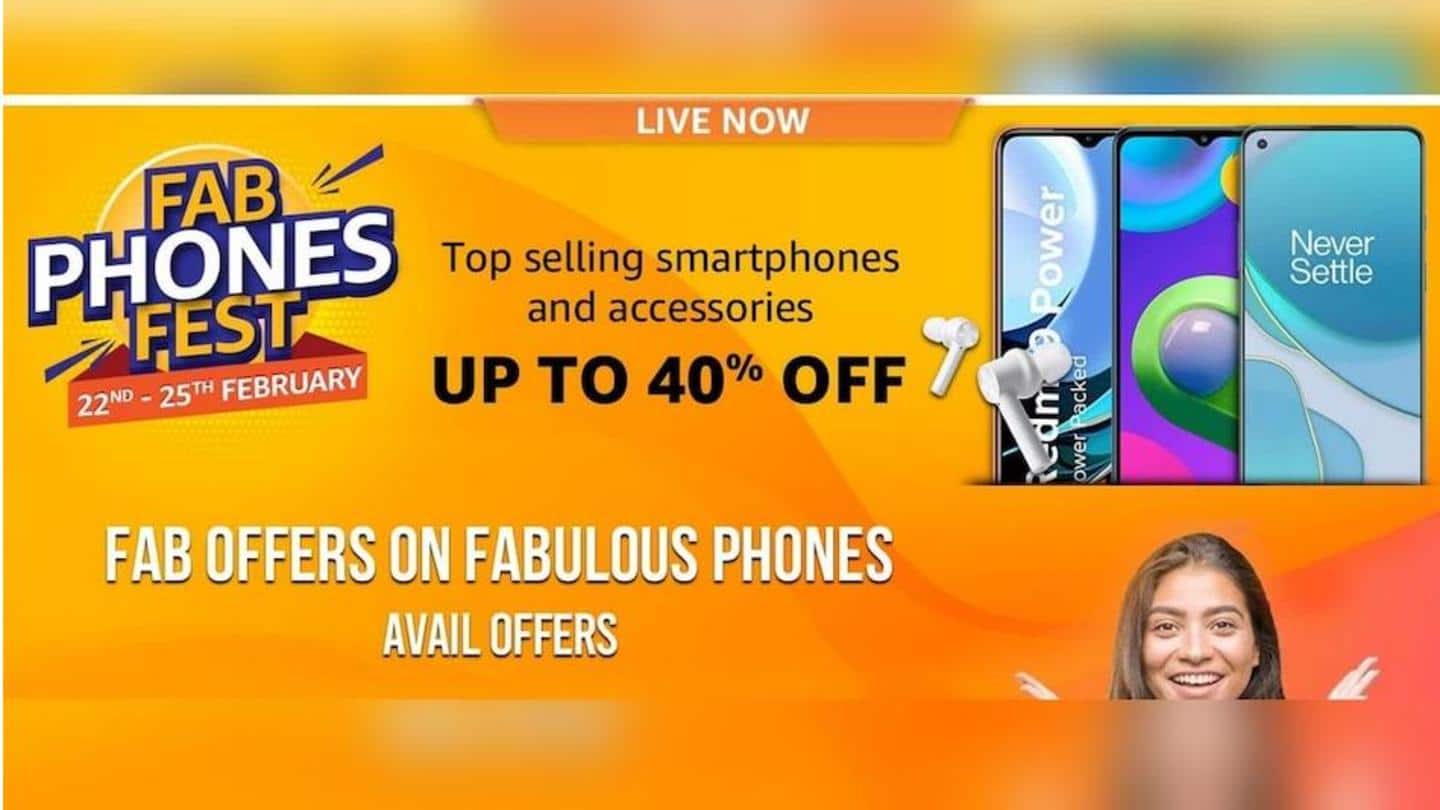Amazon Fab Phones Fest sale: Deals on best-selling mobiles