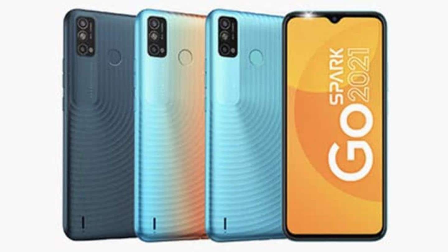 TECNO launches SPARK GO 2021 in India at Rs. 7,300