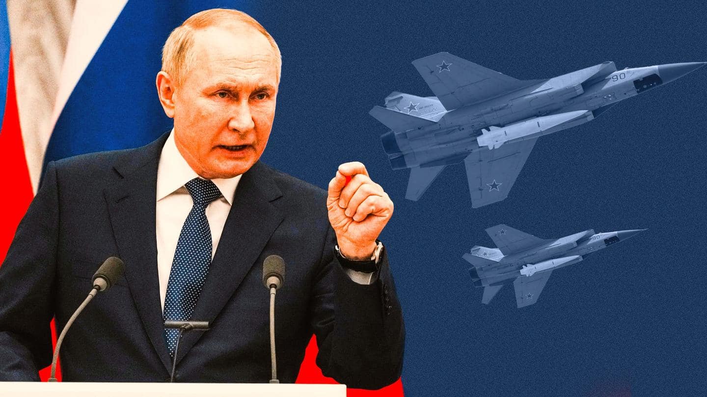 Russia strikes Ukraine with newest hypersonic missiles for first time