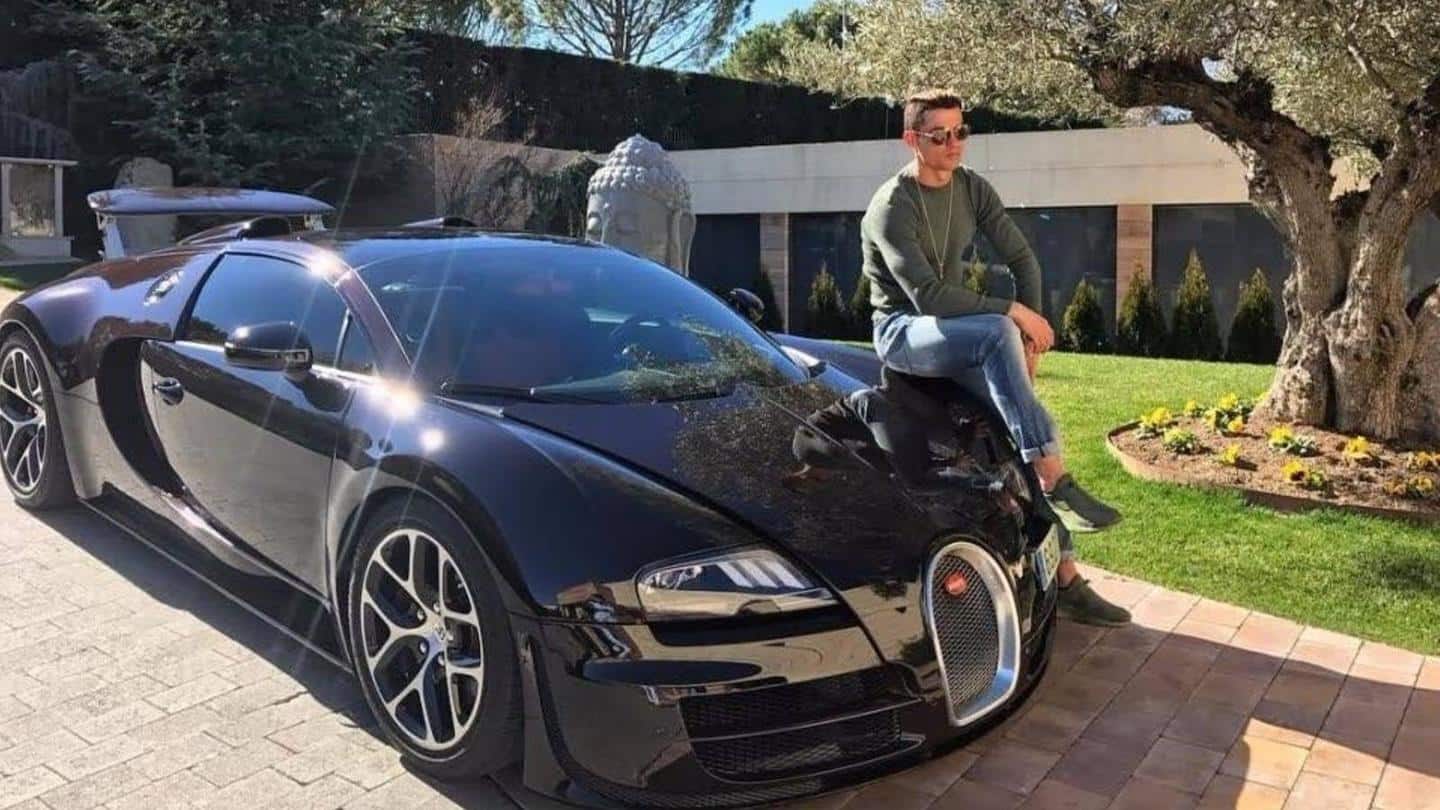 Cristiano Ronaldo's Bugatti Veyron, worth $2.1m, damaged in Spain accident