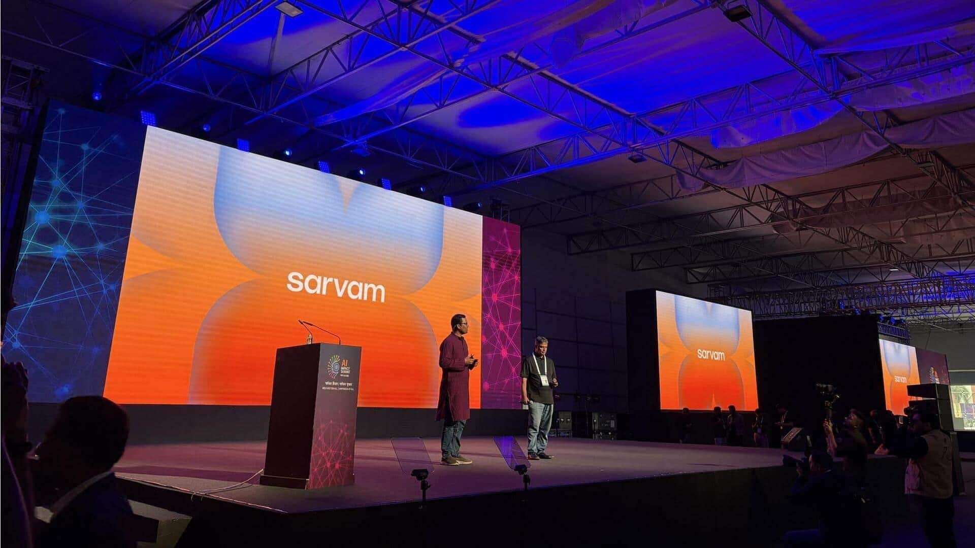 Sarvam AI nears $300M funding at $1.5B valuation