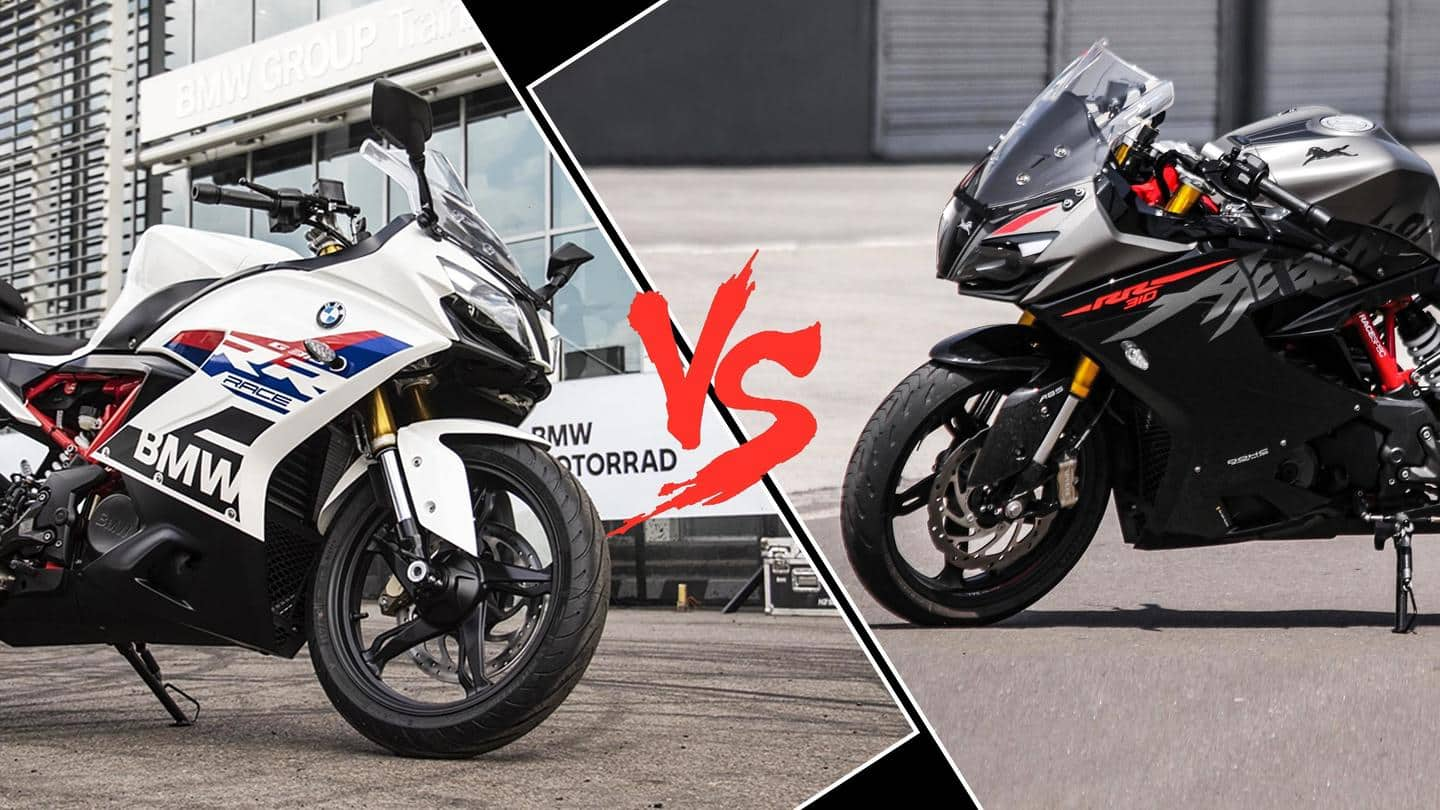 BMW G 310 RR v/s TVS Apache RR 310