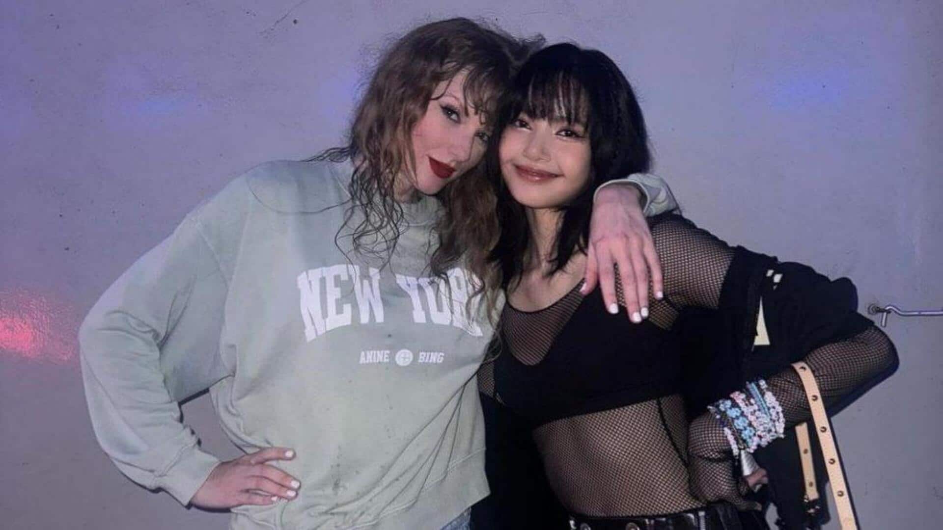 'Eras Tour': BLACKPINK's Lisa poses with Taylor Swift 