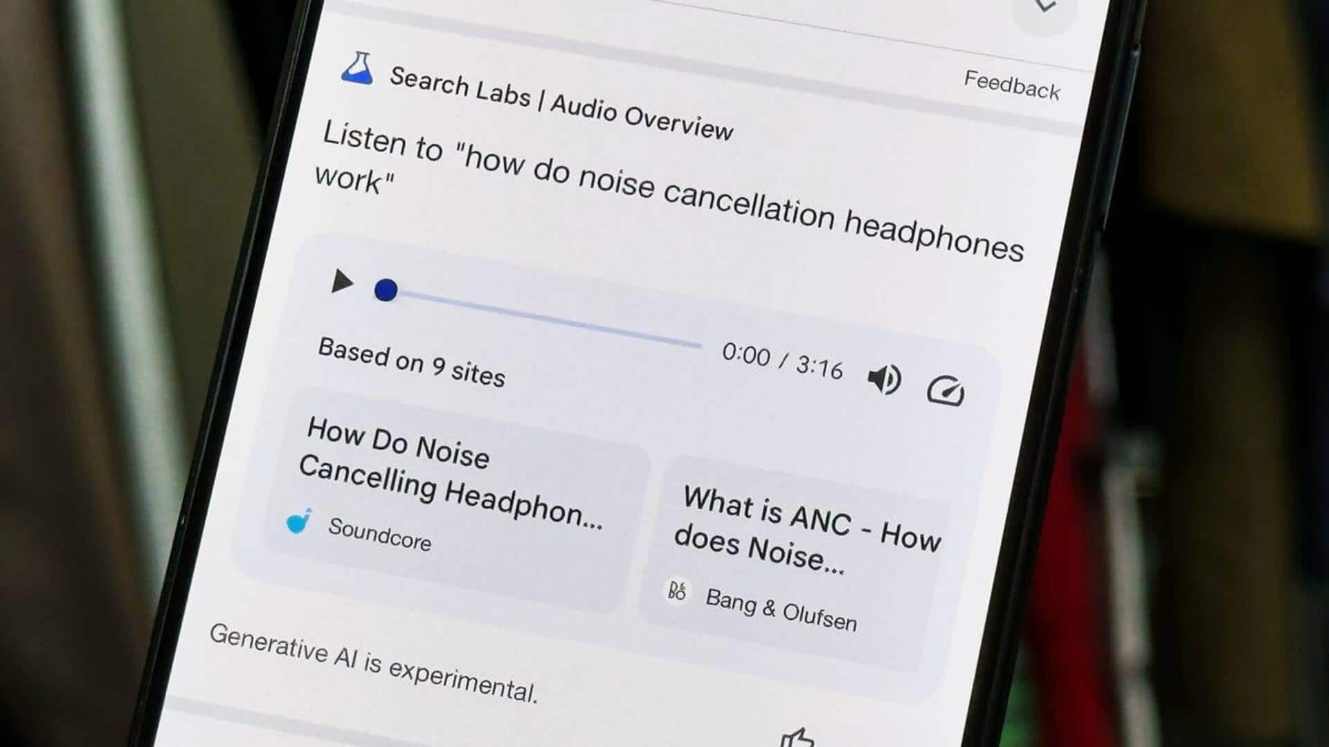 Google brings AI-powered Audio Overviews to Search Google brings AI-powered Audio Overviews to Search