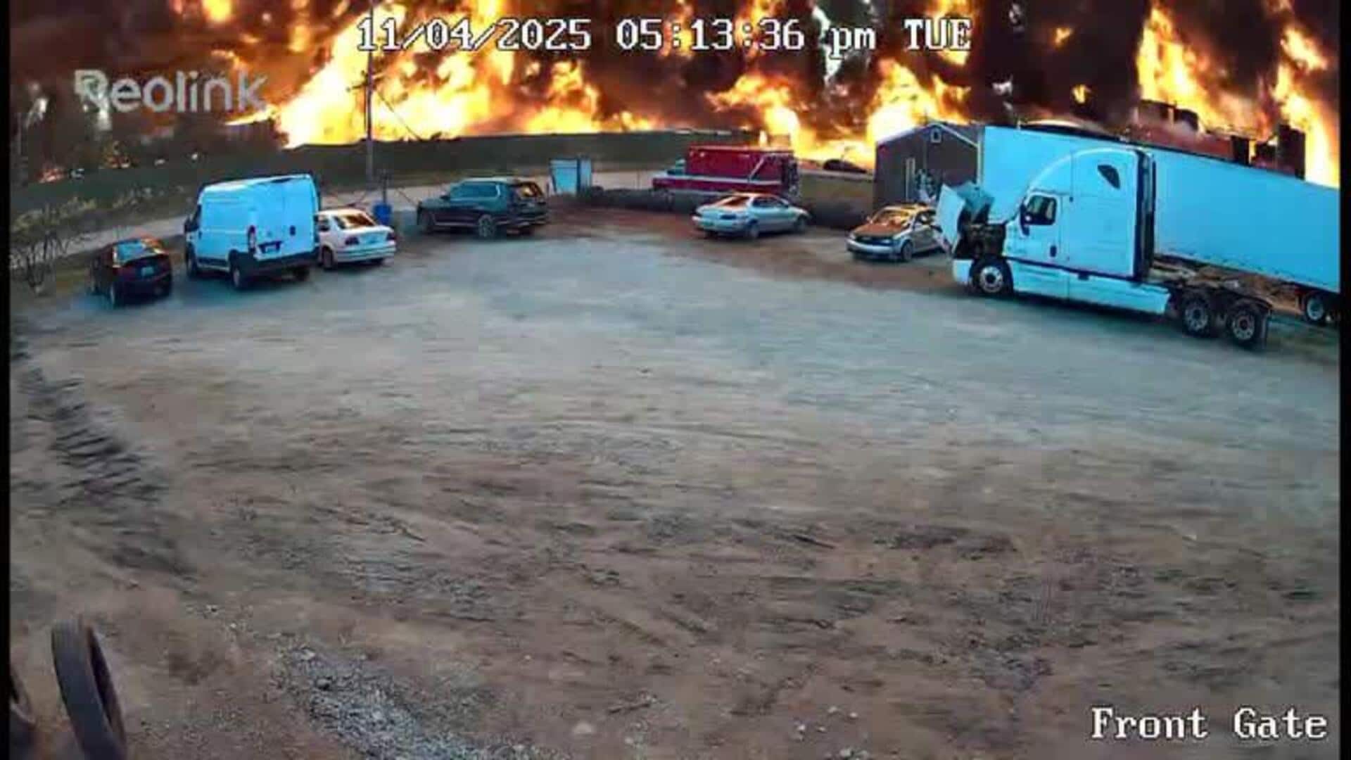 Dashcam captures horrifying UPS plane crash as casualties reach 13