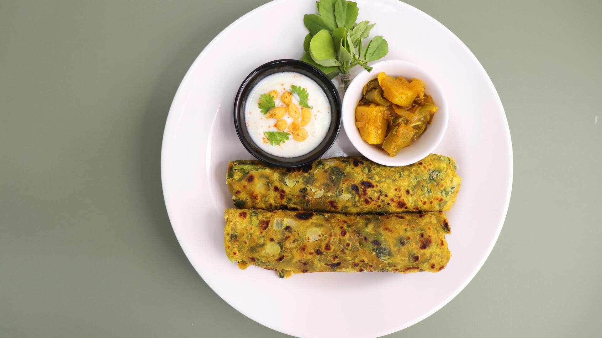 Have you ever tried thepla + street snack combination?