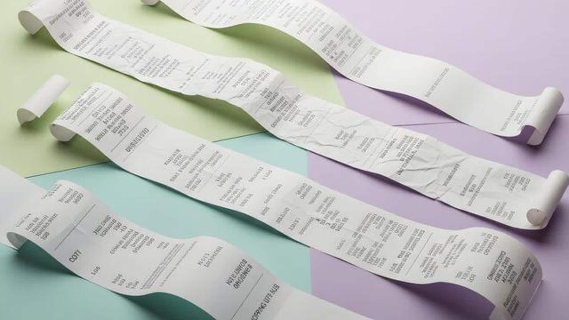 Shopping receipts piling up at home? Reuse them this way 