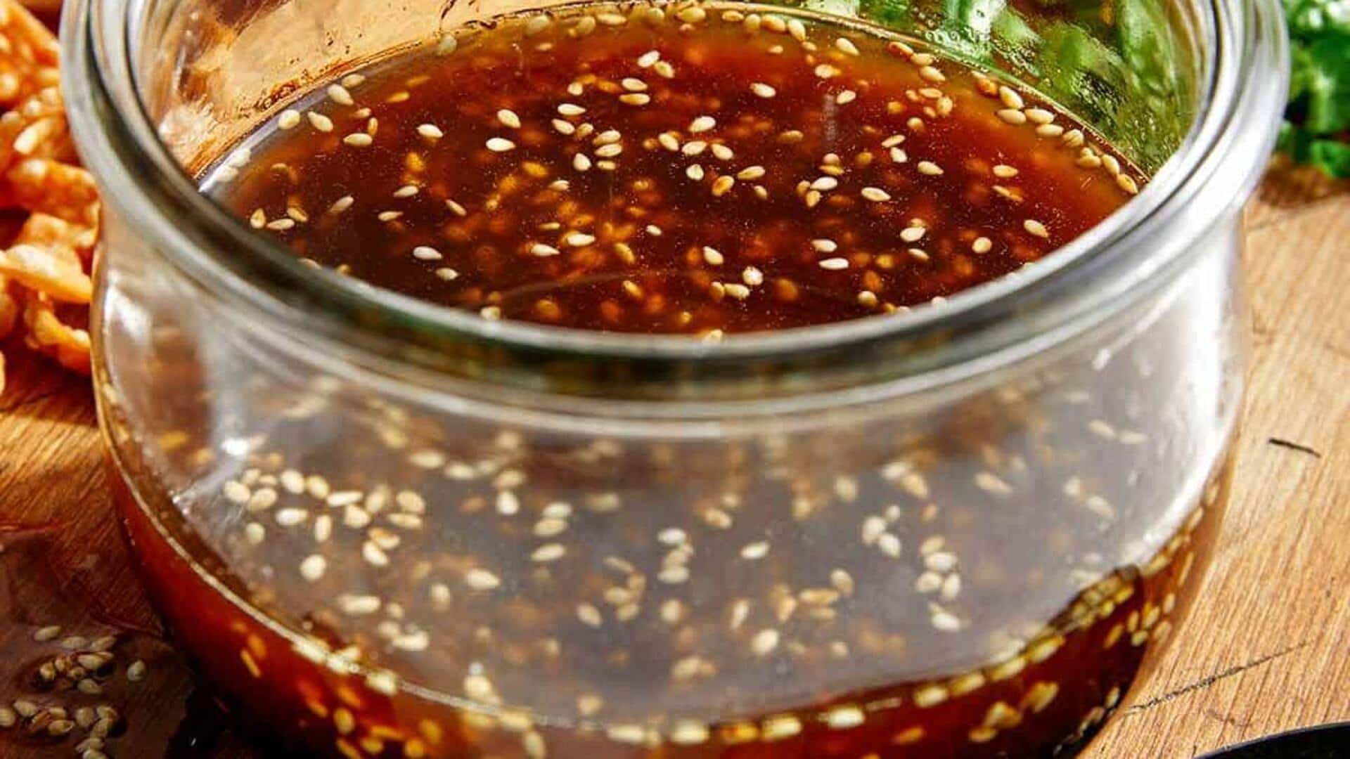 Add ginger and sesame to enhance your veg dishes