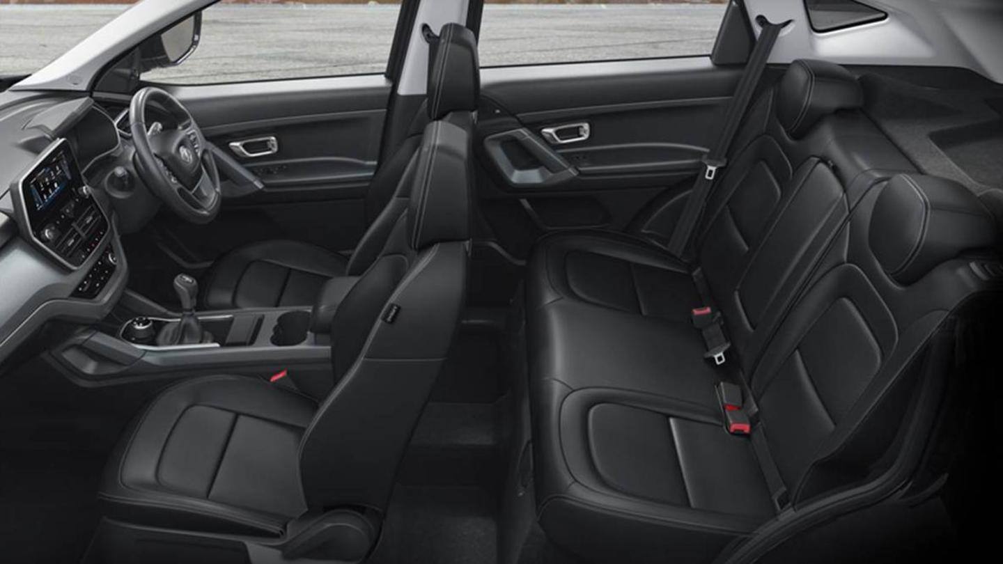 The vehicle has black leatherette seats and multiple airbags The vehicle has black leatherette seats and multiple airbags