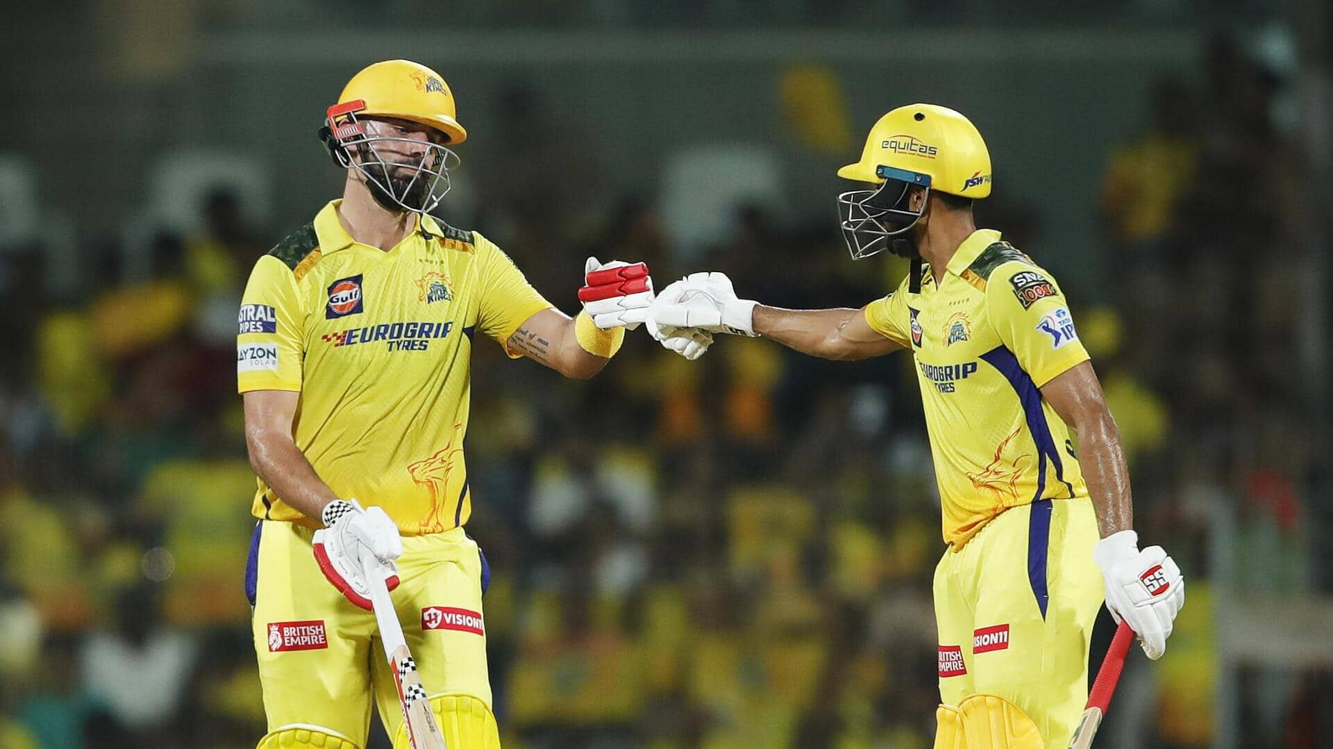 CSK's Daryl Mitchell slams his maiden IPL half-century: Key stats