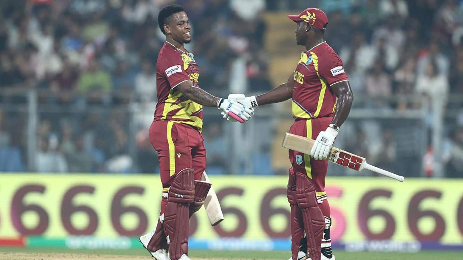 West Indies record second-highest total in T20 World Cups: Stats