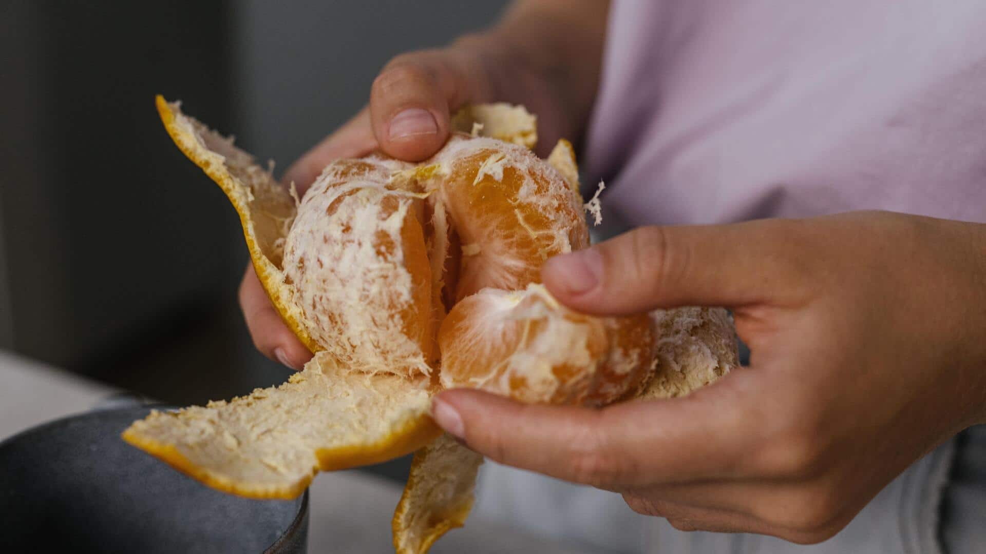 The surprisingly calming power of peeling citrus