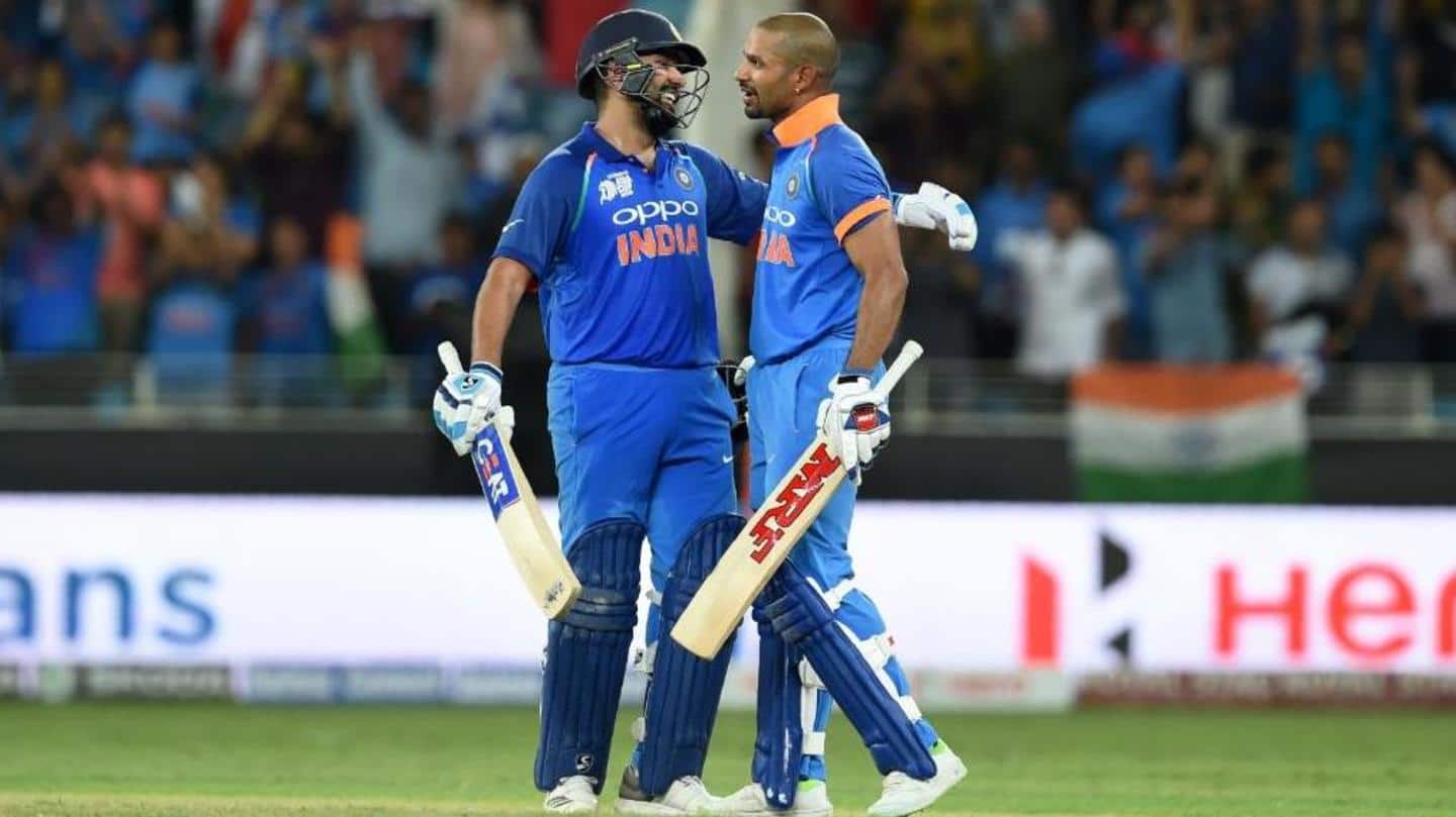ENG vs IND: Dhawan, Rohit complete 5,000 opening partnership runs