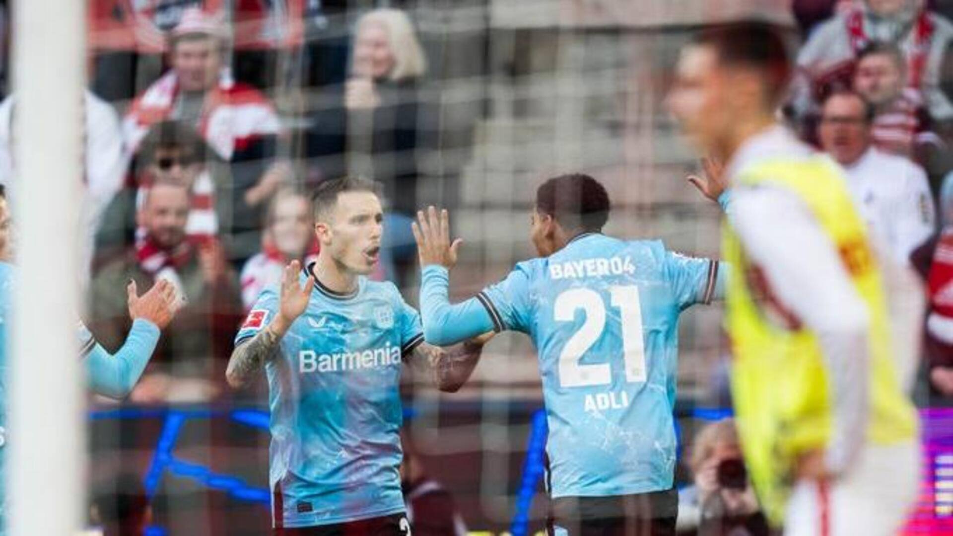 Bayer Leverkusen take 10-point lead in Bundesliga title race: Stats