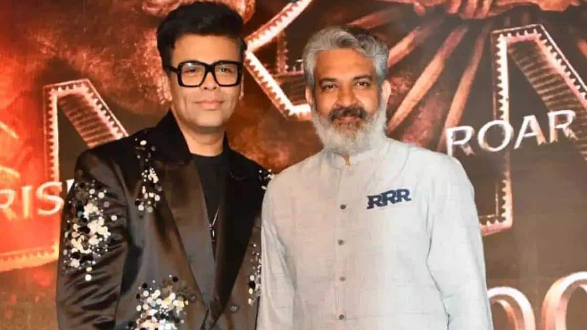 'Watched all his films': KJo says he's 'obsessed' with Rajamouli