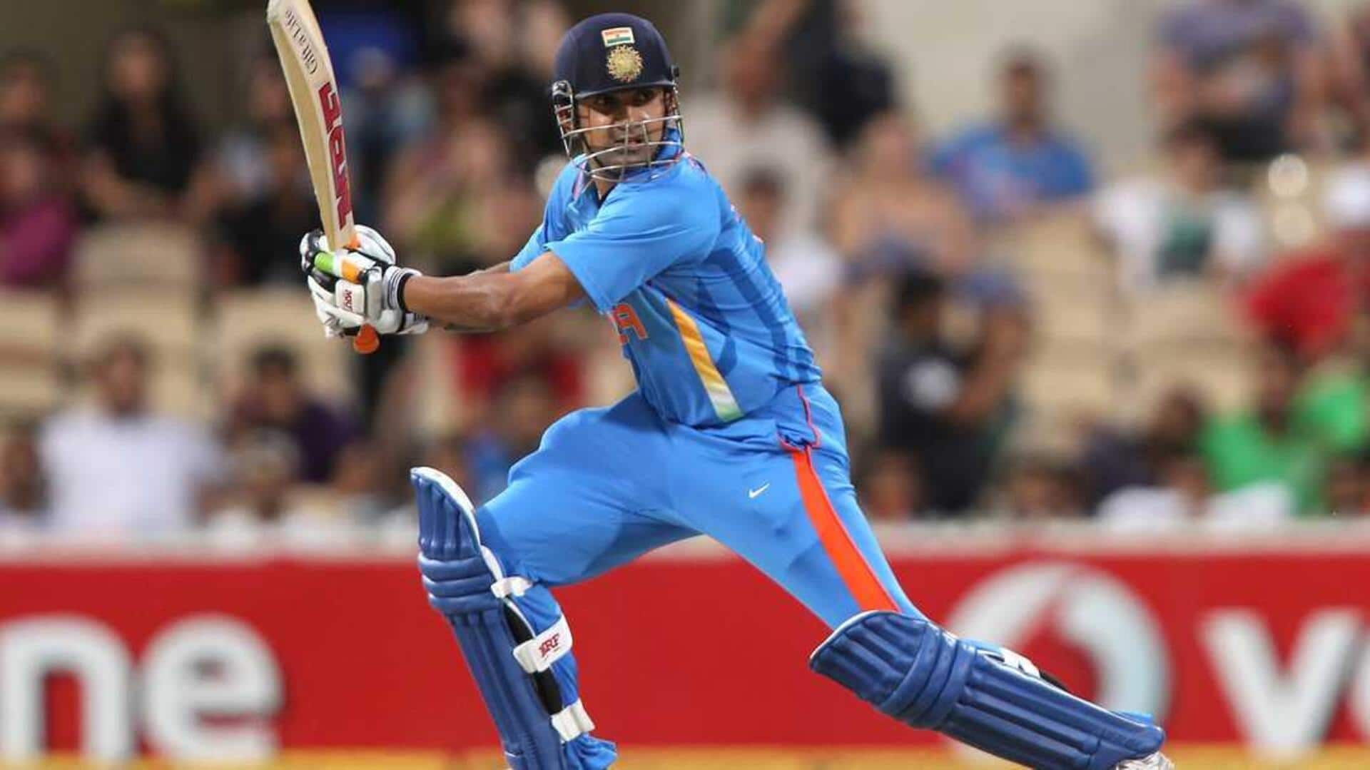 A look at Gautam Gambhir's iconic knocks under pressure