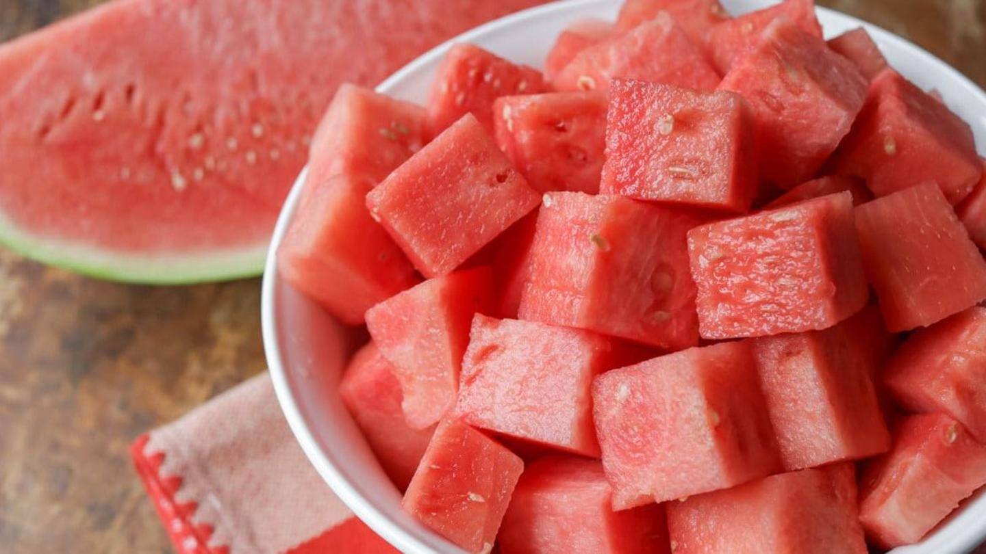 Watermelons have a high water content and are weight-loss friendly