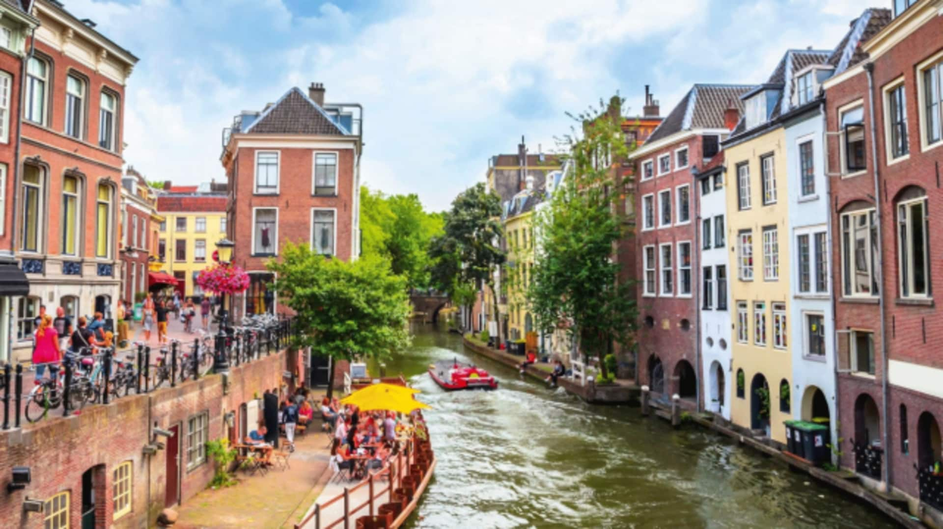 These stunning waterside walkways in Utrecht, Netherlands are unmissable