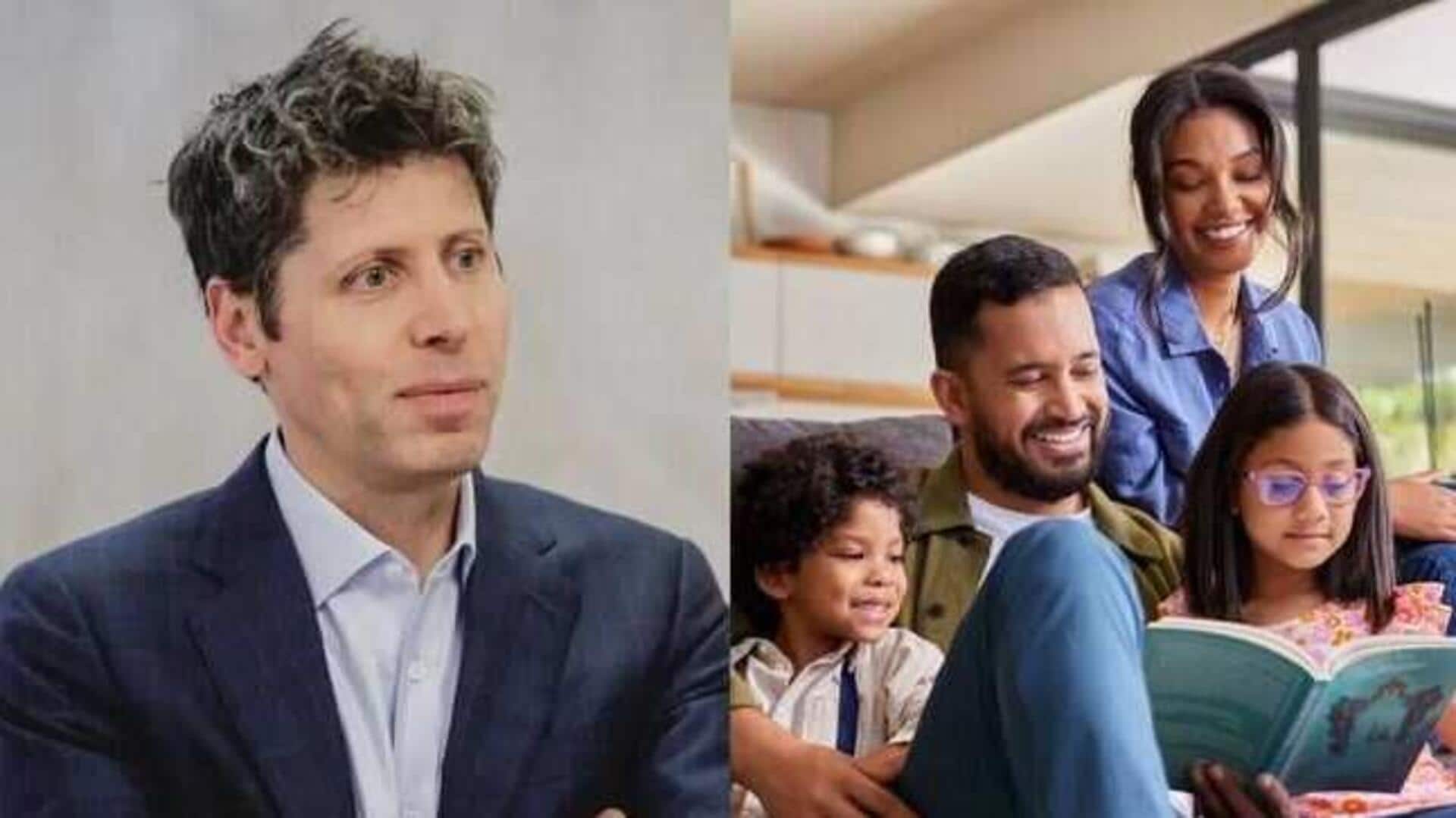 Sam Altman's ChatGPT podcast idea for kids sparks debate