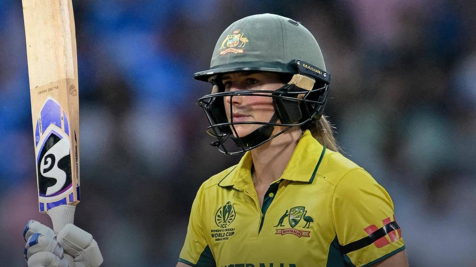 Ellyse Perry reaches 4,500 WODI runs with half-century against India Ellyse Perry reaches 4,500 WODI runs with half-century against India