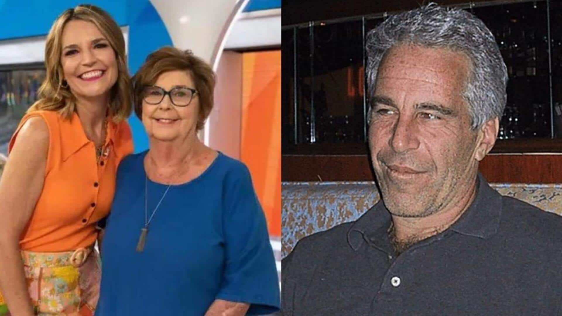 Is there an Epstein link to Savannah Guthrie's mother's abduction?