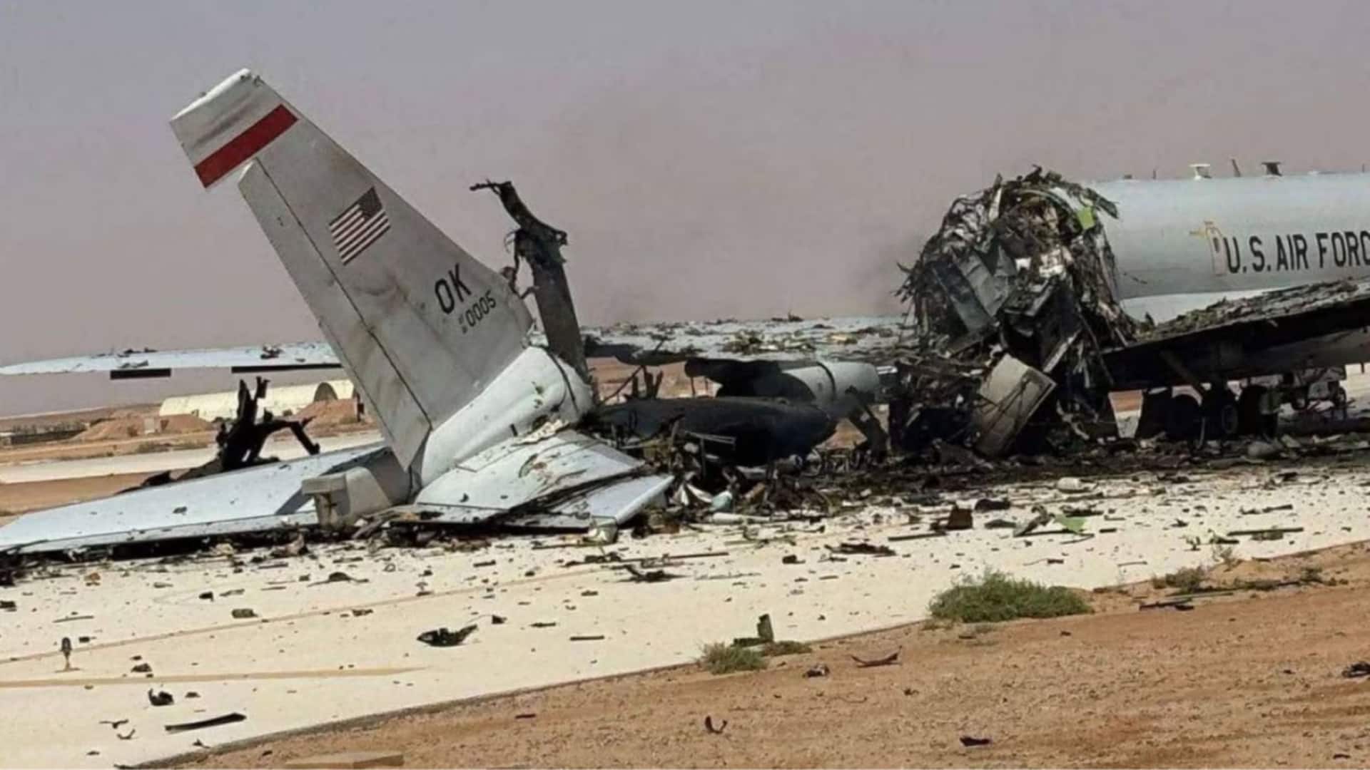 Iran's missiles damage key US AWACS plane in Saudi Arabia