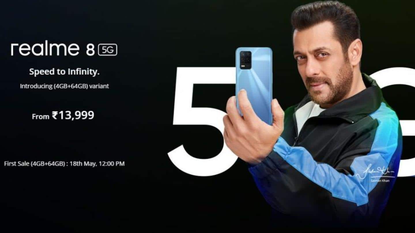 Realme 8 5G's most affordable variant launched at Rs. 14,000
