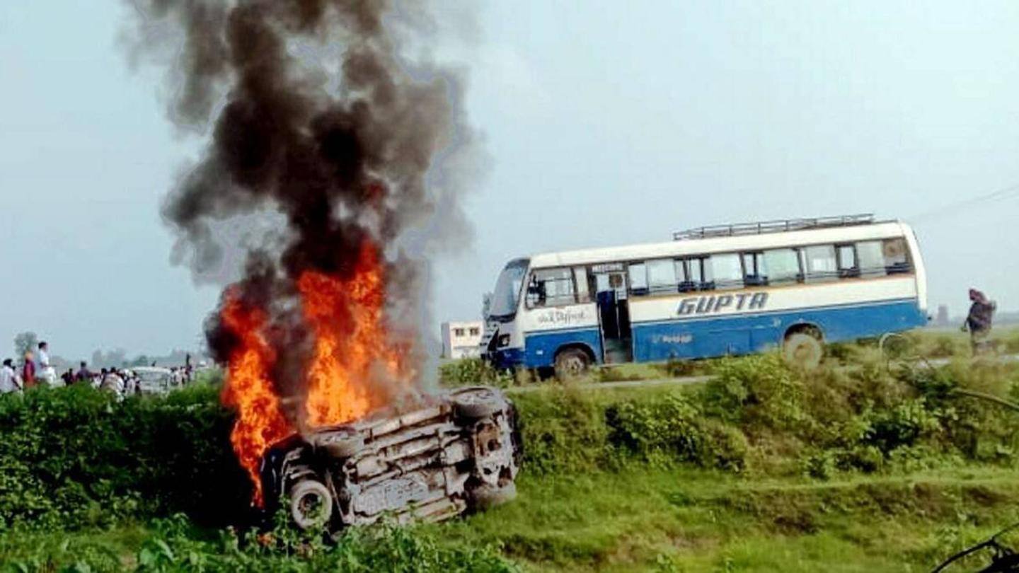 8 died in Lakhimpur incident; Minister's son arrested 8 died in Lakhimpur incident; Minister's son arrested