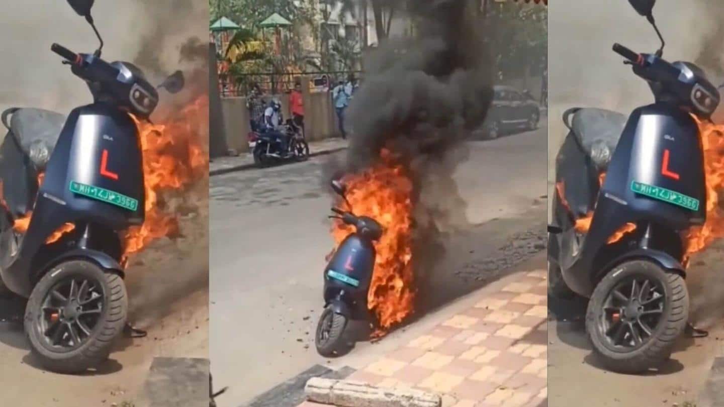 Electric scooter fire incidents in India: Addressing the burning issues |  NewsBytes