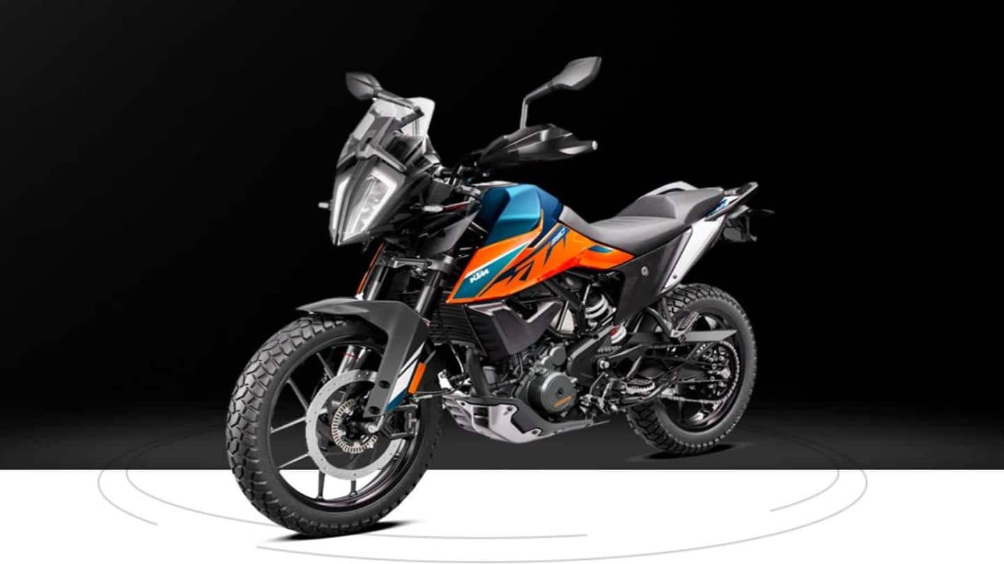 2022 KTM 390 Adventure motorcycle launched at Rs. 3.35 lakh