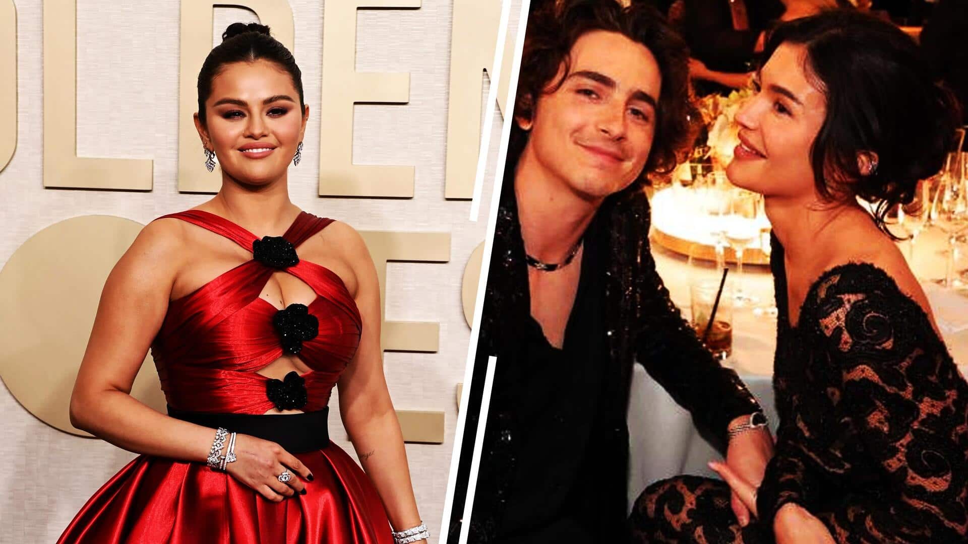 Viral: What happened between Selena, Timothée-Kylie at Golden Globes 