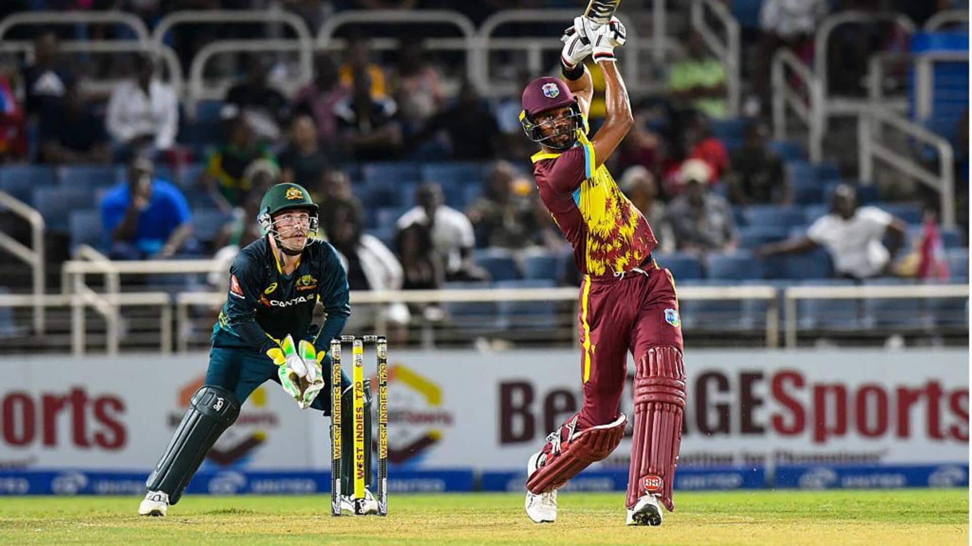Roston Chase shines vs Australia, slams his fastest T20I fifty 