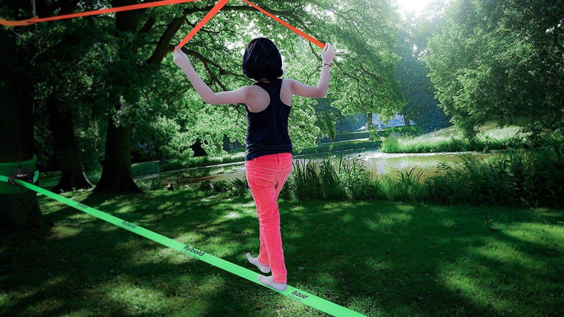 Why fitness enthusiasts root for slacklining