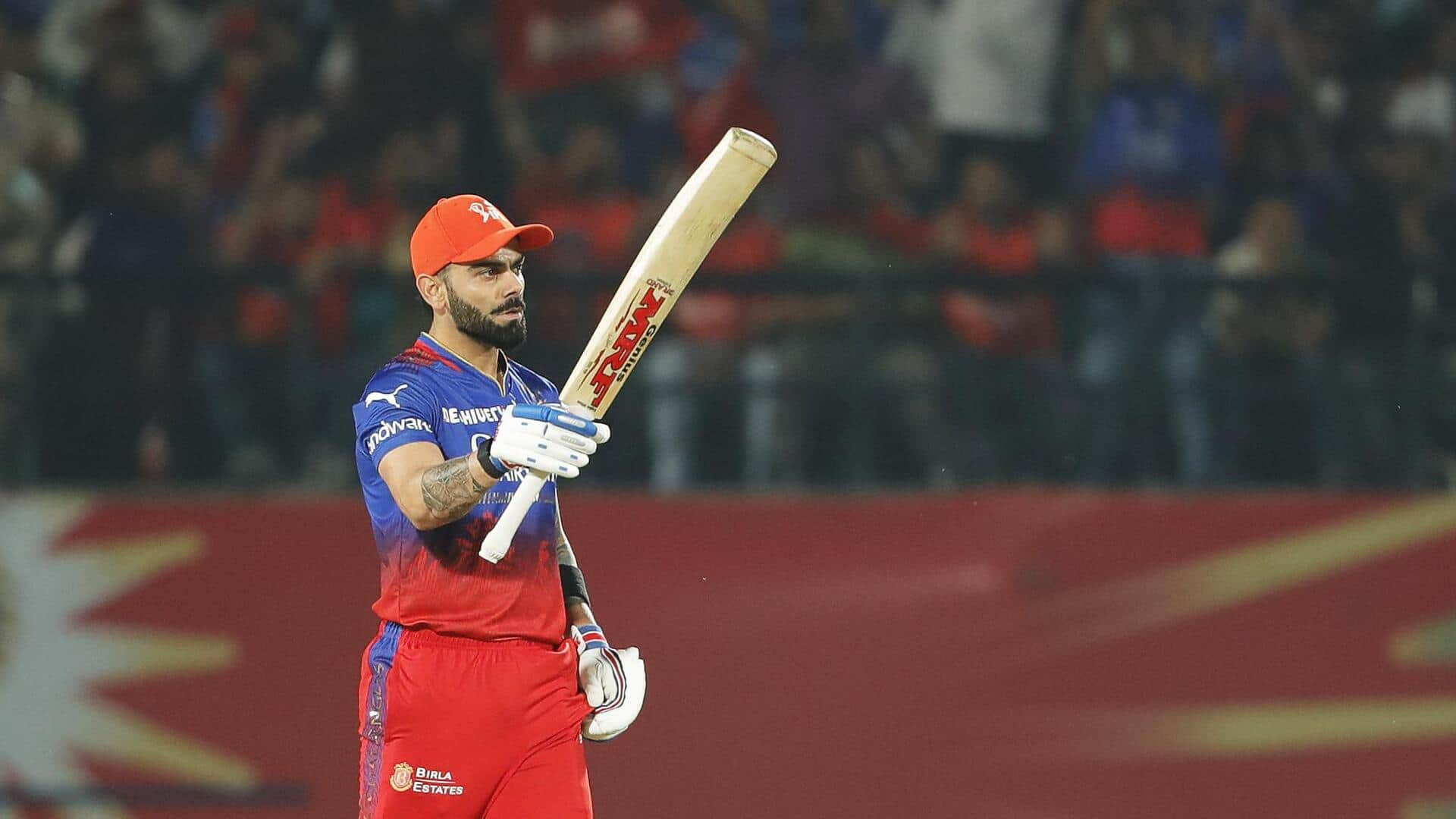 Virat Kohli hits 92, surpasses 1,000 IPL runs versus PBKS