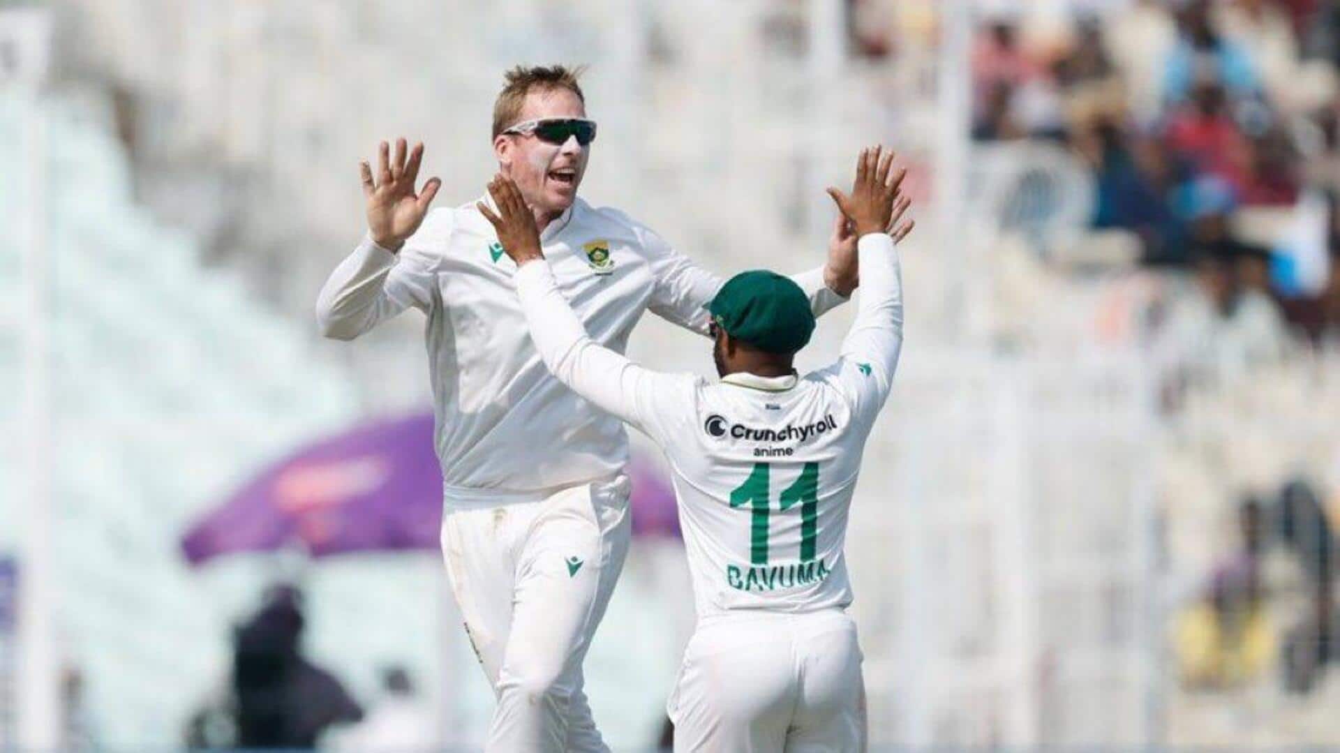 Simon Harmer scripts records with twin four-fers in Kolkata Test