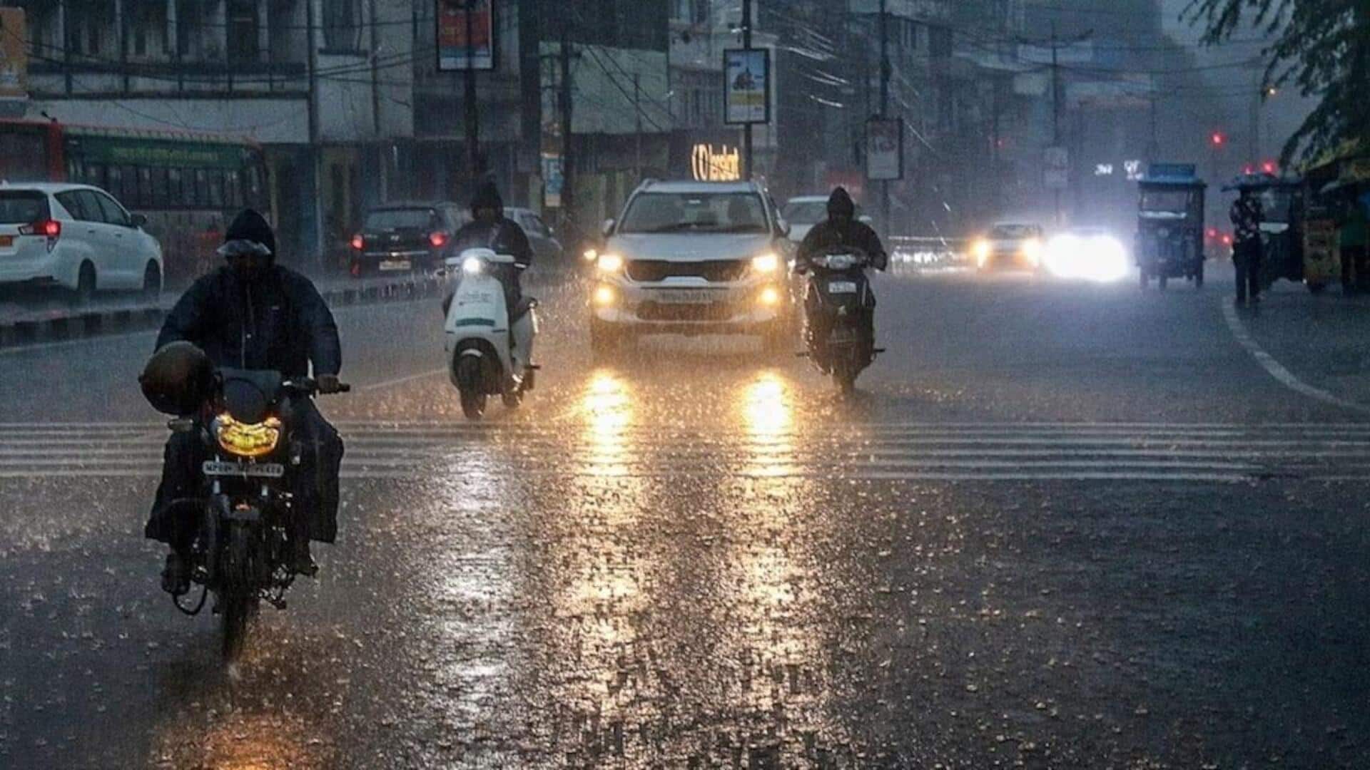 Delhi-NCR wakes up to unexpected rain, records season's lowest temperature