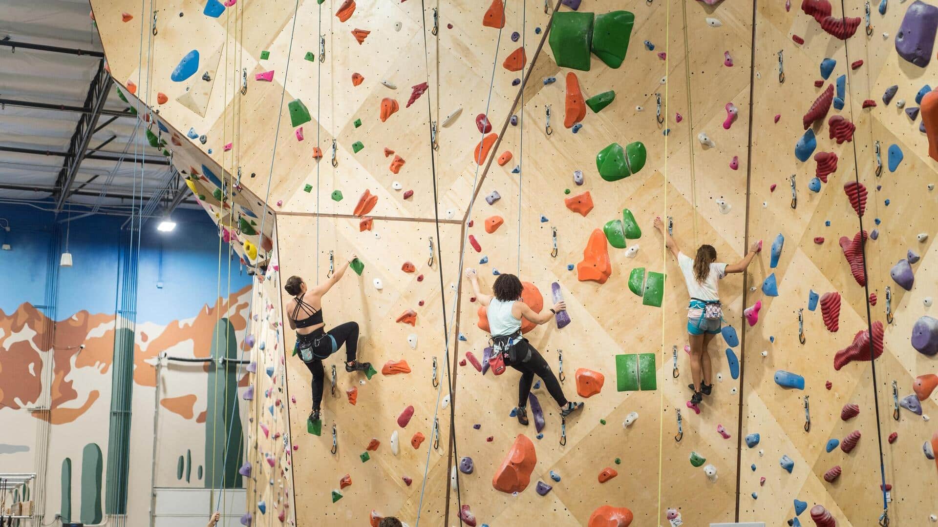 Why indoor wall climbing is gaining popularity