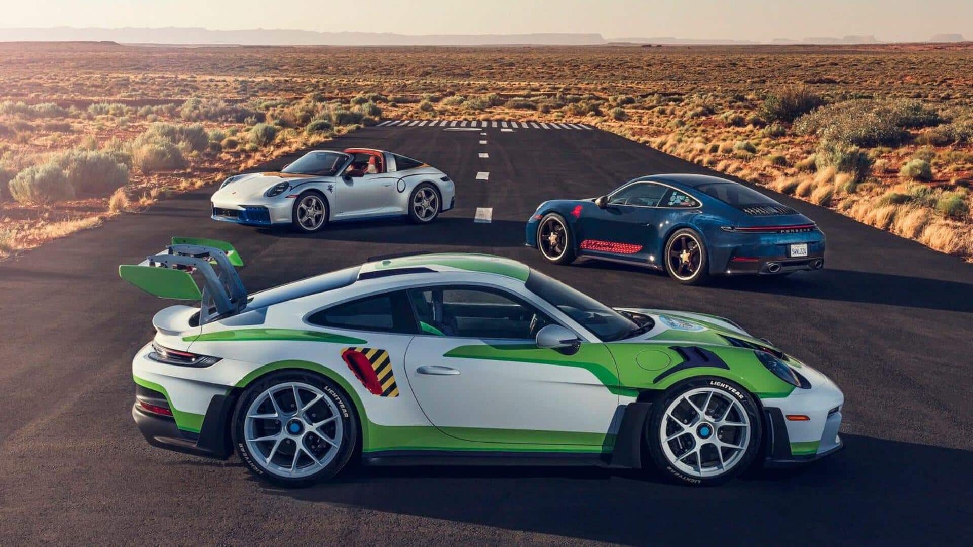 Porsche reveals 3 '911' sports cars inspired by Toy Story
