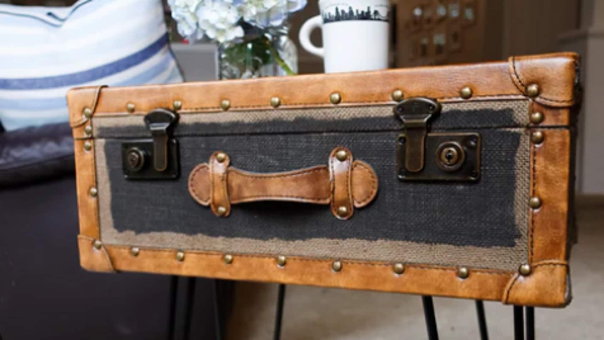 Turn vintage suitcases into charming storage solutions Turn vintage suitcases into charming storage solutions